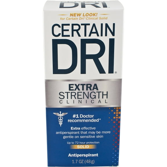 certain Dri Antiperspirant Solid for Excessive Perspiration-17 Ounce (Pack of 2)
