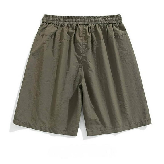 cfhntfmh 2 Pack Cargo Shorts for Men Stretch Waist Outdoor Lightweight Quick Dry Hiking Short Pants with Multipockets