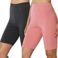 thumbnail image 1 of cfhntfmh 2 Pack Womens Biker Shorts High Waisted Yoga Shorts for Women Athletic Shorts for Running Gym and Workout, 1 of 7