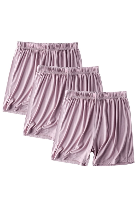 3pc Pajama Shorts for Women Lounge Plus Size Comfy Elastic Waist Sleep Shorts Sleepwear Baggy Soft Pjs Bottoms