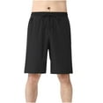 thumbnail image 1 of cfhntfmh Athletic Shorts for Men with Pockets and Elastic Waist Drawstring Quick Dry Workout Shorts for Men, 1 of 7