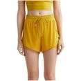 thumbnail image 1 of cfhntfmh Athletic Shorts for Women Sport Elastic Waist Drawstring Shorts Summer Soft Lined Tulle Workout Gym Track Shorts, 1 of 4