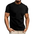 thumbnail image 1 of cfhntfmh Athletic T-Shirts for Men Soft Stretch Crewneck Summer Shirts Casual Slim Short Sleeve Running Workout Tunic Tees, 1 of 6