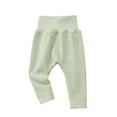 thumbnail image 1 of cfhntfmh Baby Boy Pants Cotton Warm Thermal Pull-On Joggers Sweatpants Elastic Waisted Toddler Infant Girls Clothes, 1 of 5