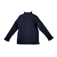 thumbnail image 1 of cfhntfmh Baby Boys Girls Knit Tops Warm Long Sleeve Soft Mock Neck Solid Color Pullovers Children Fall Blouses Shirts, 1 of 7