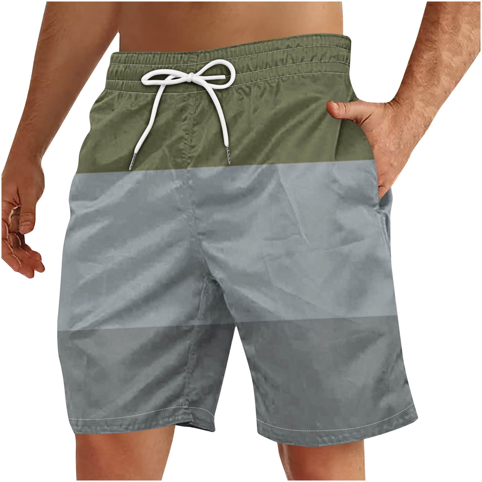 cfhntfmh Beach Shorts for Men Big and Tall Fashion Printed Casual ...