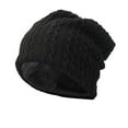 thumbnail image 1 of cfhntfmh Beanie Hats for Men Women Winter Warm Fleece Lined Slouchy Knit Beanie Hat Soft Stretch Caps, 1 of 3