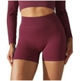 thumbnail image 1 of cfhntfmh Biker Shorts for Women Ribbed Seamless High Waisted Workout Gym Yoga Pants Basic Stretchy Shorts, 1 of 6