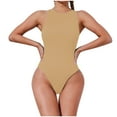 thumbnail image 1 of cfhntfmh Body Shape Shorts Rompers for Womens Seamless Bodysuit Sleeveless Tank Tops Shapewear Jumpsuit, 1 of 6