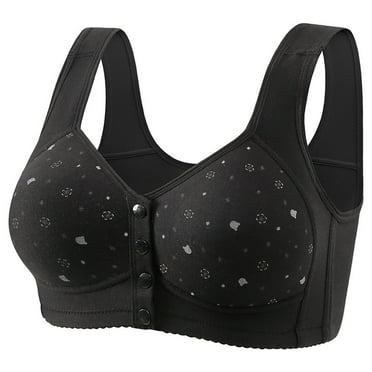 cfhntfmh Bras for Women Seamless Bras Front Closure Push up Bras No Underwire Full Coverage Breathable Everyday Bras