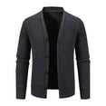 thumbnail image 1 of cfhntfmh Cardigan Sweaters for Men Soft Thick Long Sleeve Buttons down Cardigan Jackets Fashion Plus Size Front Open Knit Sweaters, 1 of 5