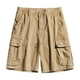 thumbnail image 1 of cfhntfmh Cargo Shorts for Men Loose Wide Leg Summer Baggy Shorts with Pockets Outdoor Low Waisted Hiking Half Pants, 1 of 3