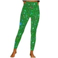 thumbnail image 1 of cfhntfmh Casual Pants for Women Sparkly Sequins High Waist Fashion Pants Glitter Stretchy Straight Leg Clubwear Trousers, 1 of 6