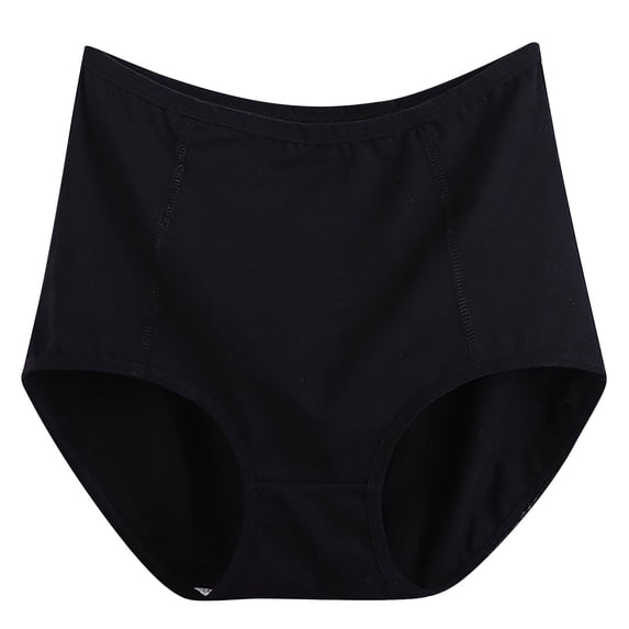 cfhntfmh Cotton Underwear for Women Plus Size High Waisted Solid Color Panties Comfort Breathable Full Coverage Briefs
