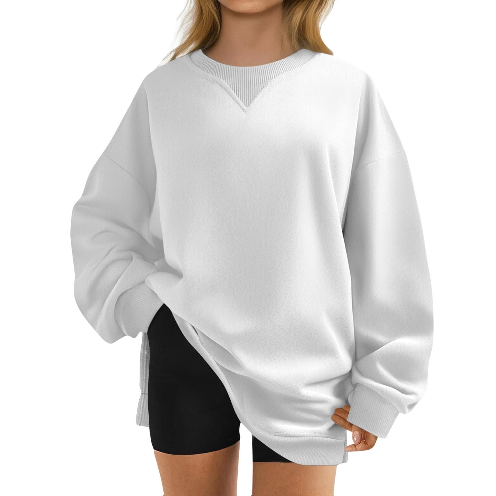 BEIDEFY Game Day Sweatshirt For Women - Oversized Football Crewneck, Long Sleeve, Football Mom Pullover - View #4
