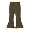 thumbnail image 1 of cfhntfmh Flare Pants for Girls Baby Fashion Wide Leg Bootcut Pants Soft Elastic Waisted Bell Bottoms Toddler Infant Outfits, 1 of 5