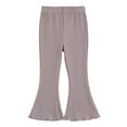 thumbnail image 1 of cfhntfmh Flare Pants for Girls Baby Fashion Wide Leg Bootcut Pants Soft Elastic Waisted Bell Bottoms Toddler Infant Outfits, 1 of 5