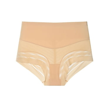 cfhntfmh Full Coverage Panties for Women Silk Soft Stretch Low Waisted Briefs Tulle Seamless Breathable Everyday Underwear