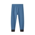 thumbnail image 1 of cfhntfmh Girls Boys Thermal Underwear Warm Slim High Waisted Leggings Childrens Ribbed Knit Lounge Pajama Bottoms, 1 of 4