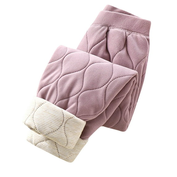 cfhntfmh Girls Boys Winter Outfits Warm High Elastic Waisted Thermal Underwear Childrens Warm Thicked Base Layer