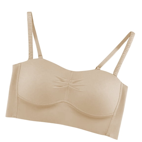 cfhntfmh High Impact Bras Sport Wirefree Pleated Scoop Neck Everyday Bralettes Comfort Adjustable Strap T-Shirts Bras For Women