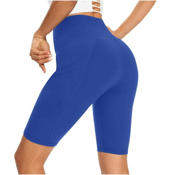 cfhntfmh High Waisted Body Shaper Shorts for Women Lifting Butt Shapewear Summer Shorts for Athletic Running Gym with Pocket