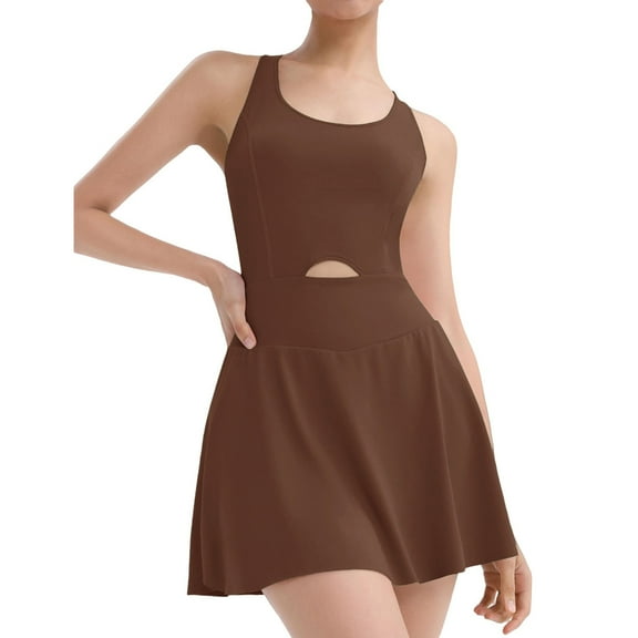 cfhntfmh Jumpsuit for Women Fashion Sleeveless Sports Shorts Rompers Summer Tennis Golf Workout Outfits