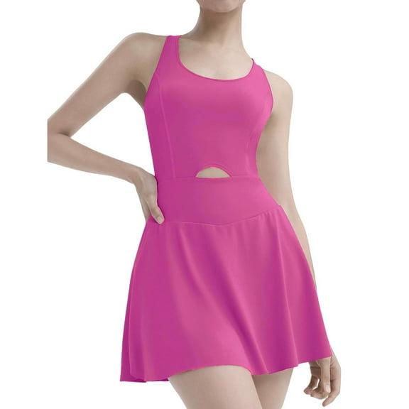 cfhntfmh Jumpsuit for Women Fashion Sleeveless Sports Shorts Rompers Summer Tennis Golf Workout Outfits