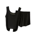 thumbnail image 1 of cfhntfmh Lounge Pajama Sets for Women Sleeveless Tank Tops Workout Shorts Tracksuit 2 Piece Pjs Sets, 1 of 4