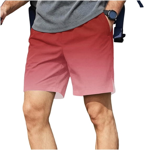 cfhntfmh Men's Athletic Outdoor Shorts with Pockets Workout Gym Quick Dry 8 Inches Shorts for Tennis Lightweight Vacation Shorts