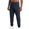 thumbnail image 1 of cfhntfmh Men's Casual Joggers Solid Straight Leg Sweatpants Workout Athletic Pants with Pockets Drawstring Gym Running Pants（Navy,X-Large), 1 of 7
