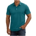 thumbnail image 1 of cfhntfmh Men's Golf Shirts Short Sleeve Performance Quick Dry Breathable Work Business Casual Shirts Summer Collared Tshirt, 1 of 7