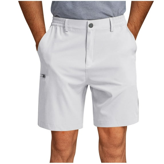 cfhntfmh Men's Golf Shorts Lightweight Stretch Dress Shorts for Workout Quick Dry Athletic Casual Cargo Shorts with Pockets
