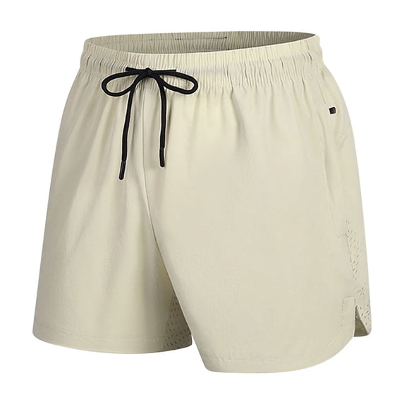 cfhntfmh Men's Linerless Workout Shorts Quick Dry Lightiweight for Running Sports Shorts Athletic Gym with Pockets
