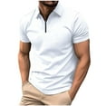 thumbnail image 1 of cfhntfmh Men's Muscle Golf Lightweight Breathable Short Sleeve Stretch Slim Fit T Shirts Workout Golf Shirt Basic Tees, 1 of 5