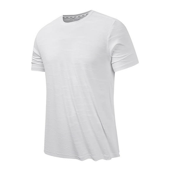 cfhntfmh Men's Quick Dry T Shirts Athletic Running Gym Workout Short Sleeve Tee Lightweight Breathable Shirts for Men
