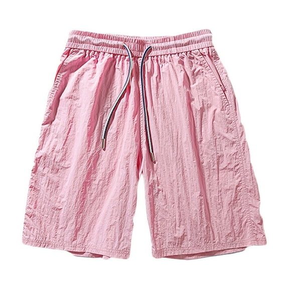 cfhntfmh Men's Stretch Shorts Lightweight Vacation Shorts Casual Quicky Dry Drawstring Summer Beach Shorts with Pockets