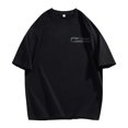 thumbnail image 1 of cfhntfmh Men's Summer Cotton T-Shirts Oversized Unisex Vintage Baggy Tee Short Sleeve Loose Solid Color Casual Tops, 1 of 2