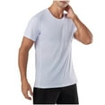 thumbnail image 1 of cfhntfmh Men's Summer Running T-Shirts Quick Dry Athletic Workout Shirts Gym Tee Tops Short-Sleeve Performance Tops, 1 of 7
