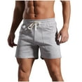 thumbnail image 1 of cfhntfmh Men's Sweat Shorts Cotton Above Knee Comfy Soft Lounge Shorts Casual Gym Workout Summer Shorts with Pockets, 1 of 6