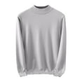 thumbnail image 1 of cfhntfmh Men's Sweaters Casual Long Sleeve Turtleneck Knit Pullover Sweaters Warm Fall Winter Basic Thermal Shirts Loungewear, 1 of 1