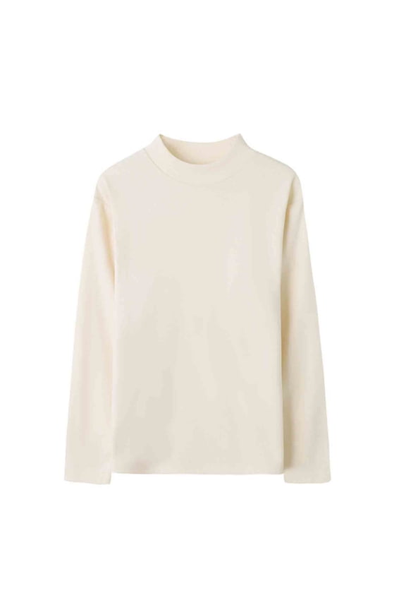 Men's Thermal Long Sleeve Shirts Mock Neck Fleece Lined Loose Fit Warm Base Layer Winter Casual Tops