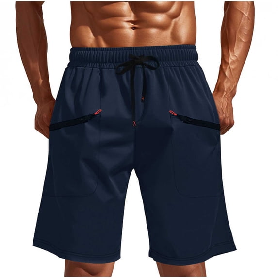 cfhntfmh Mens Cargo Sweat Shorts Drawstring Elastic Waist Jogger Shorts Athletic Workout Gym Shorts Summer Trendy Short Pant