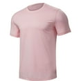 thumbnail image 1 of cfhntfmh Mens Crew Neck Muscle T Shirt Short Sleeve Casual Summer Basic Tees Slim Fit Athletic Running T-Shirt, 1 of 7