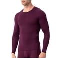 thumbnail image 1 of cfhntfmh Mens Muscle Fitted T Shirt Gym Workout Athletic Long Sleeves Basic Tee Slim Comfy Breathable Performance Sport Top, 1 of 4