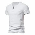 thumbnail image 1 of cfhntfmh Mens Muscle Slim T Shirt V-Neck Basic Workout Tee Shirt Gym Athletic Tshirts Moisture Wicking Muscle Shirts, 1 of 7