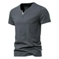 thumbnail image 1 of cfhntfmh Mens Muscle Slim T Shirt V-Neck Basic Workout Tee Shirt Gym Athletic Tshirts Moisture Wicking Muscle Shirts, 1 of 5