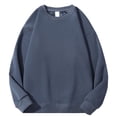 thumbnail image 1 of cfhntfmh Mens Oversized Sweatshirts Plus Size Soft Crewneck Long Sleeve Pullover Tops Fall Fashion Outfits, 1 of 3