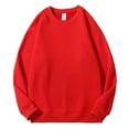 thumbnail image 1 of cfhntfmh Mens Oversized Sweatshirts Plus Size Soft Crewneck Long Sleeve Pullover Tops Fall Fashion Outfits, 1 of 3