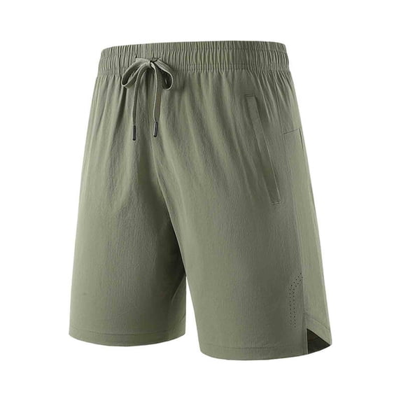 cfhntfmh Mens Sweat Shorts with Pockets Quick Dry Gym Workout Shorts Drawstring Lightweight Performance Athletic Shorts